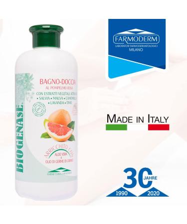  BIODERM BIODERMOCOSMETICI BIODERM BIODERMOCOSMETICI Biogenase Relaxing/Calming Pink Grapefruit Shower Gel for All Skin Types Paraben-Free 500 ml - Buy Online on GoSupps.com