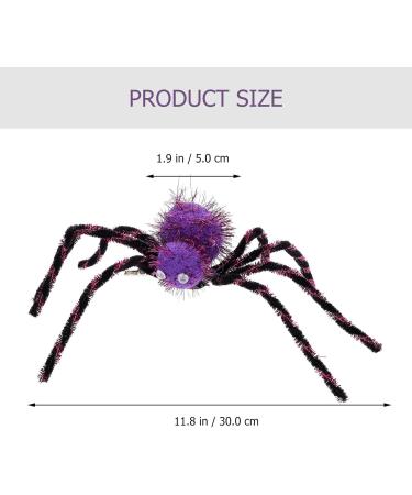 minkissy Halloween Spider Hair Clip - Large Spider Hair Barrettes - Spooky Hair Clips - Funny Halloween Barrettes halloween Spider Hair Clips for Women Girls (Purple)30cm - Buy Online on GoSupps.com