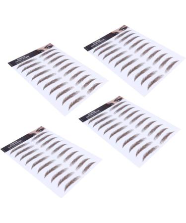 FOMIYES 16 Pcs Eyebrow Stickers Eyebrow Shaping Template 6d Hair- Eyebrows Stickers Eyebrow Stencils Bionic - Buy Online on GoSupps.com