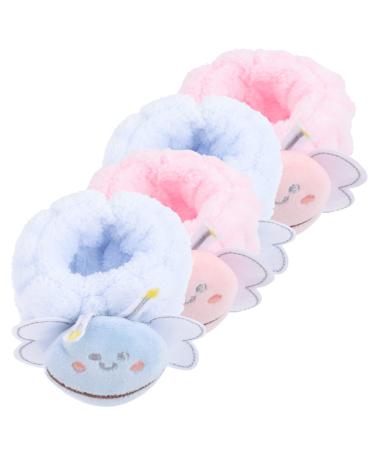 Toddmomy 2 Paires Bracelets pour Laver le Visage Absorbants Bandeaux pour Poignets Serviettes pour Lavage du Visage lastiques pour Soin Accessoires pour Yoga