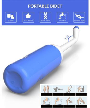 TsoLay 3X Hand Wash Pregnant Sprayer Bidet - Portable Long Nozzle 500ml Capacity Toilet Cleaner for Babies - International Shipping Available - Buy Online on GoSupps.com