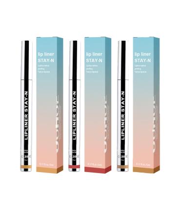 Removable Lip Pencil,Plump Lip Lines Lip Liner,Show Lip Color Does Not Peel Off Makeup Peel Off Lip Liner,Peel Off Lip Pencil,Plinthe Bois Carre Peel Off Lip Liner