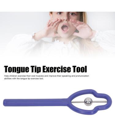 Buy Tongue Tip Exercise Device | Mouth Muscle Trainer for Flexibility & Language Clarity | Improve Speech Development (Blue) - International Shipping - Buy Online on GoSupps.com