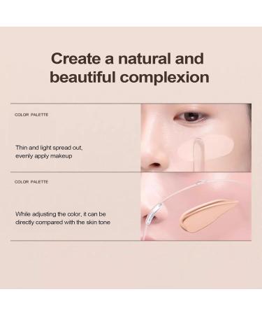  Opilroyn Makeup palette makeup tray foldable clear acrylic foundation mixing palette mixing palette foundation mixing table family makeup - Buy Online on GoSupps.com