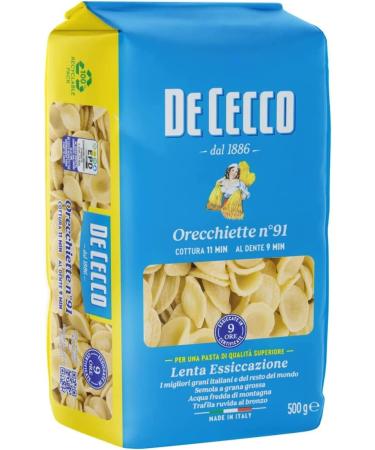  Italian Gourmet E.R. 10 x Cecco Pasta 100% Italian Orecchiette No. 91 500g + Italian Gourmet Pulp 400g - Buy Online on GoSupps.com