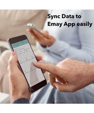 EMAY Portable ECG Monitor (for iPhone & Android  Mac & Windows) | Wireless EKG Monitoring Devices with Heart Rate & Rhythm Tracking - Buy Online on GoSupps.com