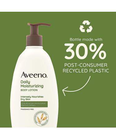 Aveeno Daily Moisturizing Body Lotion - Fragrance-Free Non-Greasy & Nourishing Oat Enriched Formula for Dry Skin (18 fl. oz) - Shop Internationally - Buy Online on GoSupps.com