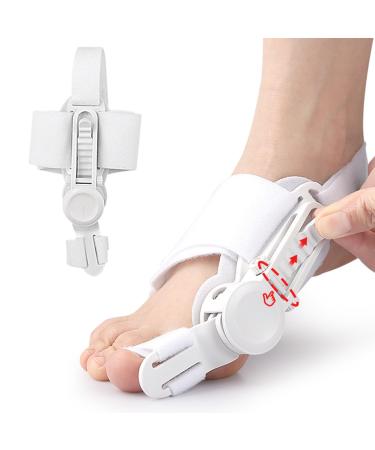 Bunion Corrector for Women Men Adjustable Big Toe Straightener with Silicone Pad and Anti-Slip Strap Bunion Corrector for Men