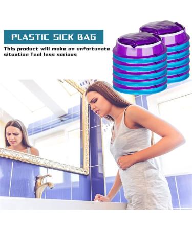 Disposable Vomit Bags - 16 PCS | Emesis Bags for Morning Sickness & Motion Sickness | Portable Puke Bags for Pregnant Women & Car Travel - Buy Online on GoSupps.com