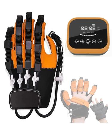 Self-Training Rehabilitation Robot Gloves Finger and Hand Function Rehabilitation Trainer Hand Exerciser for Dementia Arthritis Stroke Hemiplegia Patient Right-M