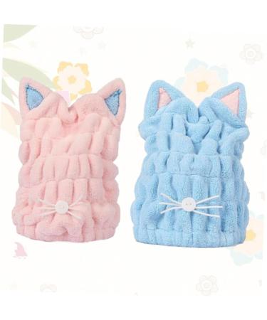 Didiseaon 4 Pcs Thicken Shower Hair Drying Cap Shower Cap Fast Drying Cap Absorb Water - Buy Online on GoSupps.com