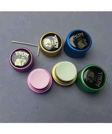Yeuek Taom Pool Coarse Holder - Magnetic Mini Chalk Point Fall Container - Round Billiard Accessories with V10 Chalk - International Shipping - Buy Online on GoSupps.com