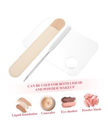 Liquid Foundation Palette Set Professional Makeup Mixing Spatula & Pigment Tools for Flawless Application | Korean Cosmetics - Buy Online on GoSupps.com