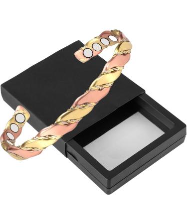Triple Magnetic Copper Bracelet for Women - Arthritis Pain Relief & Healing Therapy - Adjustable Unisex Design - Buy Online on GoSupps.com