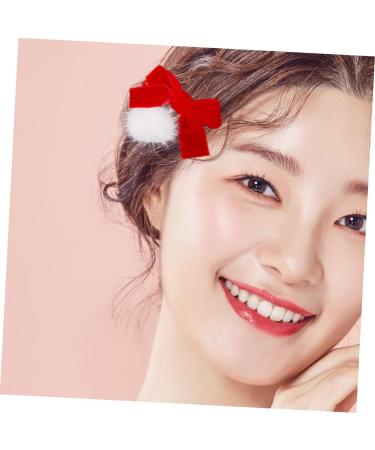 minkissy 3 Pairs new year hairpin girl hair accessories hair clip bow hair clips bowknot hair clip New Year Headdress red barrettes Stylish Hair Clips fabric - Buy Online on GoSupps.com