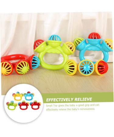 Ibasenice 15 STK Hand Bell Baby Toys - Soothing & Gripping Plastic Toys for Newborns - International Shipping Available - Buy Online on GoSupps.com