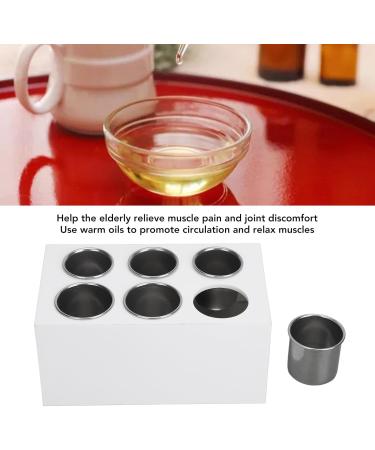 Essential Oil Heater & Lotion Bottle Warmer Fast Warming Adjustable 6 Compartments for 30-50 ml EU Connector - Buy Online on GoSupps.com