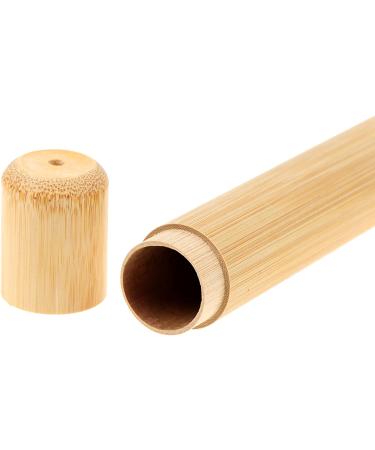 Yueser Bamboo Toothbrush Set | Eco-Friendly Travel Toothbrush Holder & Portable Bamboo Tube for Sustainable Living - Buy Online on GoSupps.com