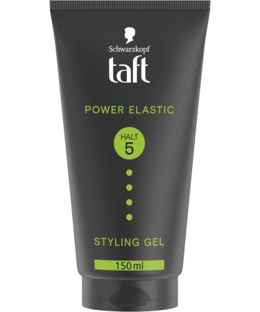 Schwarzkopf Henkel Schwarzkopf TAFT Gel Power Elastic 150 ml hair gel for up to 48 hours of strong hold gentle on hair and scalp vegan hair styling gel