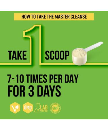 Tiny Tummy Master Cleanse Lemonade Diet - 3 Day Plant-Based Juice Cleanse Detox Powder Supplement - Lemon Maple Syrup & Cayenne - 6.34oz - Buy Online on GoSupps.com
