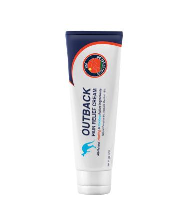 Outback Pain Relief Cream 2oz - Natural Heating & Cooling Active Ingredients: Camphor 6% & Menthol 16% - Fast Acting Instant Relief for Arthritis, Backache, Strains, Sore Muscles, and Joint Pain