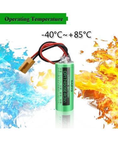 Buy 3V 2500mAh CR17450SE-R Battery for FANUC CNC - Non-Rechargeable PLC Power Pack - International Shipping Available - Buy Online on GoSupps.com