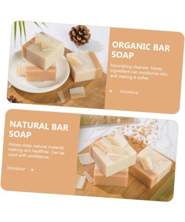 Ipetboom Honey Soap Cold Process Soap Handcrafted Soap Cleansing and Softener Soap Moisturizing Body Wash Bar Soap Natural Bath Soap Bars Natural Soaps Shower Rod Shampoo Miss Homemade Soap - Buy Online on GoSupps.com