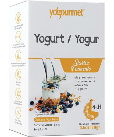 Yogourmet Original Yogurt Starter 18g (Pack of 1) - Buy Online on GoSupps.com
