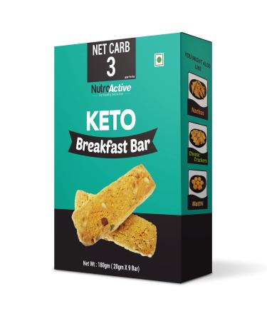 Keto Breakfast Bar Zero Sugar Gluten Free 160 g