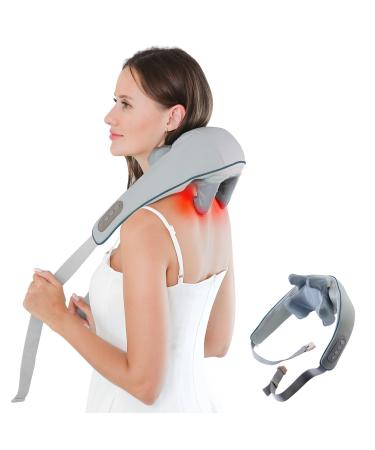 Neck massage device Shiatsu neck massage device with heat with 5D massage of deep tissue muscle pain relief for the neck back shoulder