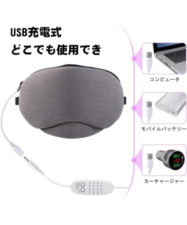 None SPA Comfort Steam Eye Mask USB Heating Sleeping Goods With or Without Lavender Herb For Dry Puffy Eyes Dark Circles for Sleep Anywhere Home or Travel 4Level Temperature 3 Timing Removable & Washab Nonscented Gray - Buy Online on GoSupps.com