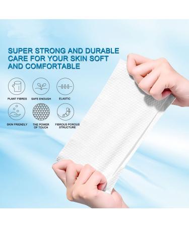 Disposable Extra Thick Facial Towels - Soft and Gentle for Sensitive Skin 4 Pack | Ideal for Dry & Wet Use - Buy Online on GoSupps.com