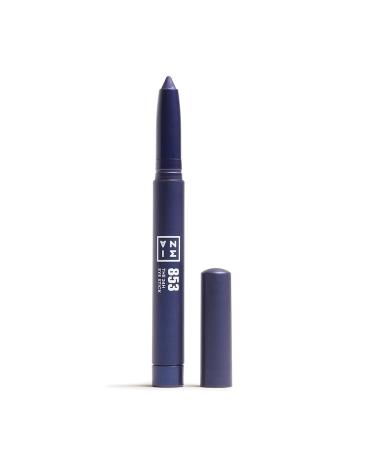 3ina make -up - The 24H Eye Stick 853 - Dark blue eyeshadow with creamy texture - eyeshadow pen waterproof 24h - eyeshadow with matte shimmer & mettalic finish - vegan - cruelty free dark blue 1 piece (1 Pack)