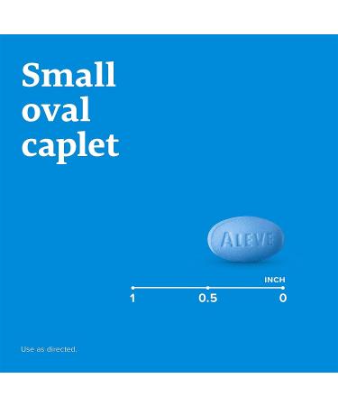 Aleve Pain Relief Naproxen Sodium Caplets - 24 Count | Fast Acting Pain Relief - Buy Online on GoSupps.com