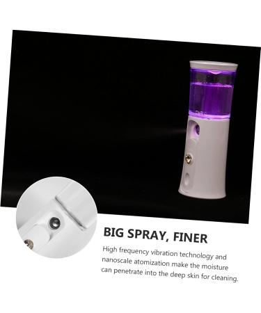 SOESFOUFU 3 Sets Hydrating Instrument Face Sprayer Mist Sprayer Travel Steamer Mini White Abs - Buy Online on GoSupps.com