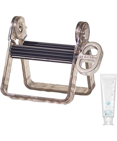 Toothpaste Holder Stand No Drilling Toothpaste Dispenser and Squeezer Dispenser Tool Strong and Sturdy for Hand Cream Makeup Remover Dtt Black - Buy Online on GoSupps.com