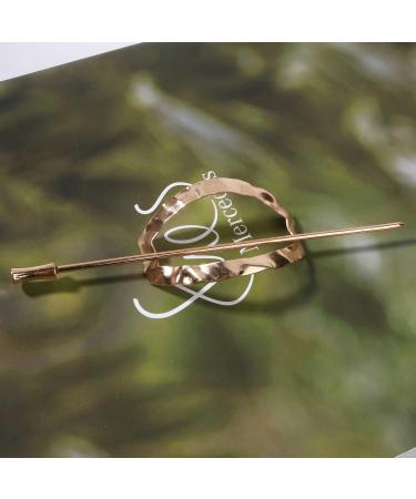 Dervivea Geometry Hair Stick Barrette Minimalist Oval Hair Cuff Hairpin Boho Oval Circle Hair Bun Pin Gold Ponytail Holder Hairpin Clips Decorative Hair Accessories for Women and Girl Headdress - Buy Online on GoSupps.com