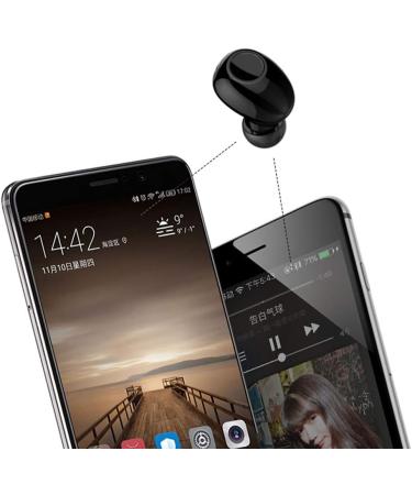 NVAHVA Bluetooth Earbud - 10 Hrs Playtime, Single Wireless Mini Headset for Hands-Free Calls - Compatible with iOS, Android, PC, TV - Ideal for Audiobooks - Buy Online on GoSupps.com