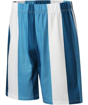 Men's Muscle T-Shirt & Short Set | Summer Workout 2 Piece Tracksuit - Blue-3 Medium - Buy Online on GoSupps.com