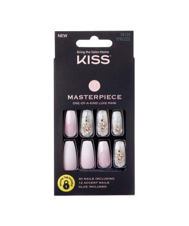 KISS Masterpiece Nails- Roses And Gold