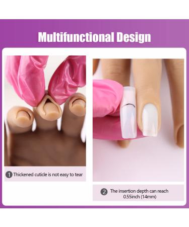 Silicone Female Mannequin Life Size Nail Practice Hand 18cm - Light Brown - Right Hand (Pack of 1) - Buy Online on GoSupps.com