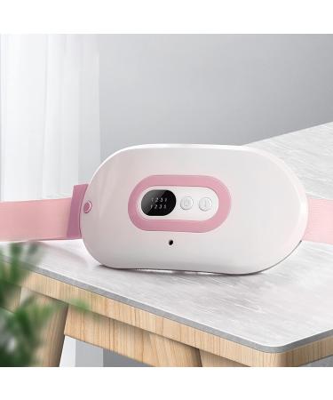 Faxian Unisex Winter Electric Heating Back Warmer - Adjustable Portable Heat Cushion & Support Belt for Belly Waist & Kidney - Type 3 White - Buy Online on GoSupps.com