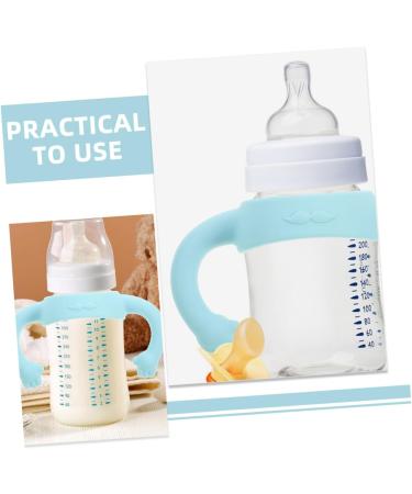 ifundom 8 Pcs Bottle Handle Bottle Grip Silicone Bottle Grip Bottle Grip Bottle Accessories Milk Bottle Grips Bottle Grip Wide Mouth Newborn Feeder 14.00X5.00X5.00CMx4pcs Sky-bluex4pcs - Buy Online on GoSupps.com