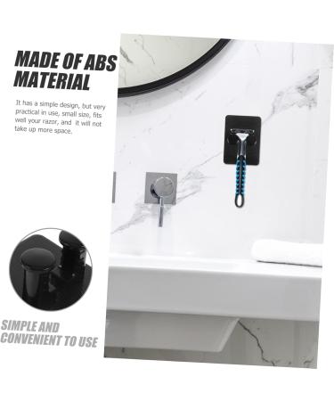 Buy Homsfou 4-Piece Razor Stand & Shower Hooks - Durable ABS Accessories for Men | Perfect Razor & Brush Holder | International Shipping Available - Buy Online on GoSupps.com