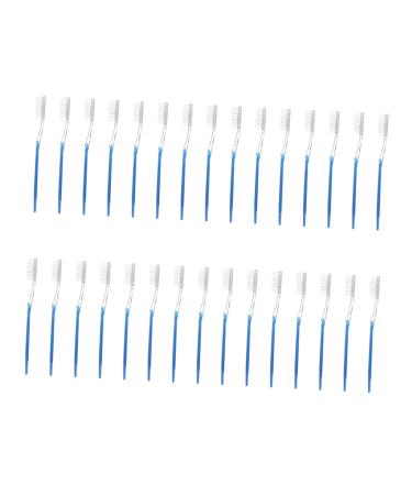 Gatuida 150 pcs disposable toothbrush 2 in 1 handle travel plastic