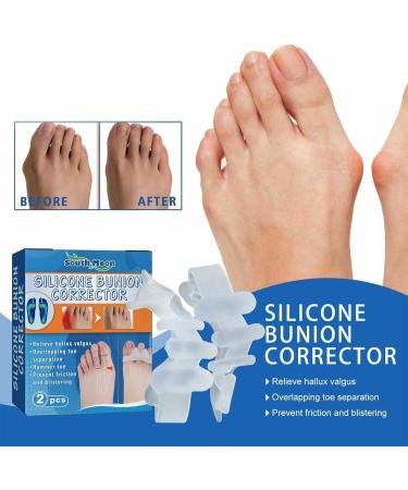 Jimtuze Reusable Silicone Gel Toe Stretcher for Foot Health Care | Ideal for Tennis Shoes, Flats, Heels, and Boots - Buy Online on GoSupps.com