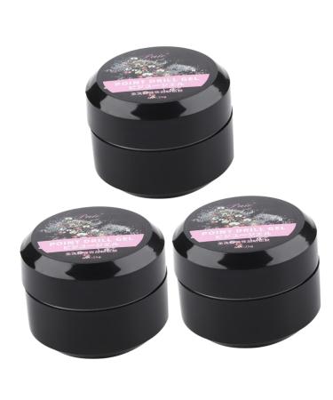 FOMIYES 3 Pcs Disposable Glue Gel Adhesive Manicure Drill Sticking Tool Manicure Gel Manicure Diy Gel Point Drill Sticking Accessory Manicure Diy Glue Nail Liquid Gem Glue