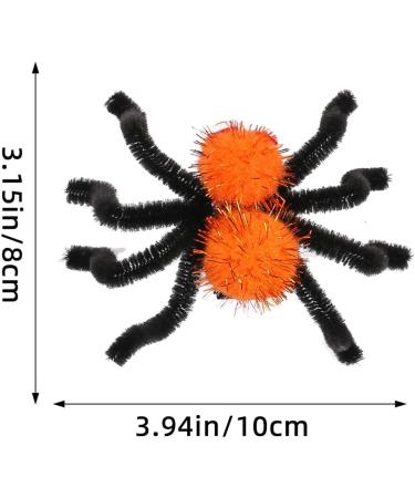 Halloween Spider Hair Clips - Horror Barrettes - Halloween Fancy Dress Accessory - Spider Dress Up Accessories Orange - Buy Online on GoSupps.com