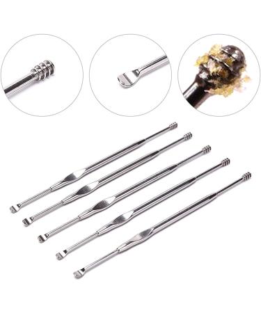 SSWERWEQ Ear wax removal tool 1/5Pcs Portable Ear Cleaner Set Ear Cleaning Remover Ear Curette Spiral Ear Spoon Earpick Ear Cleaning Tools (Color : 1pcs) - Buy Online on GoSupps.com