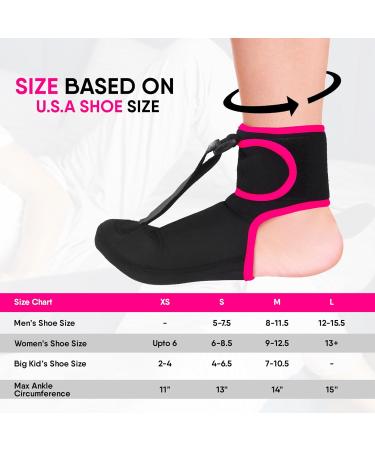 Buy Wixen Plantar Fasciitis Night Splint - Adjustable Ankle Brace for Quick Relief | Pink Small - Perfect for Men & Women - Buy Online on GoSupps.com